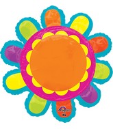 29" Jumbo Bright Flower Balloon Packaged