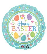 18" Lovely Easter Balloon Packaged