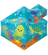 21" Anglez Jumbo Under the Sea Balloon Packaged