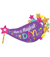 24" Jumbo Magical Banner Balloon Packaged