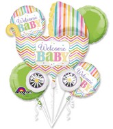 Bouquet Baby Brights Balloon Packaged