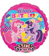 28" Singing Balloon Birthday My Little Pony Balloon Packaged