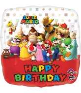 18" Mario Bros Balloon Packaged