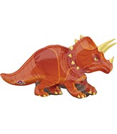 42" Jumbo Triceratops Balloon Dinosaur