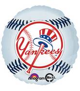 18" MLB New York Yankees Baseball Balloon