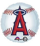18" MLB L.A. Angels of Anaheim Baseball Balloon