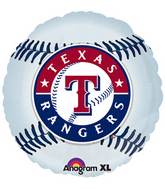 18" MLB Texas Rangers Baseball Balloon