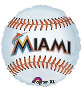 18" MLB Miami Marlins Baseball Balloon