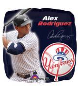 18" MLB NY Yankees Alex Rodriguez Lic. Mylar Balloon