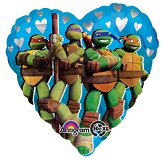 Amscan Palloncino mylar 18" Cm Ninja Turtles 46 