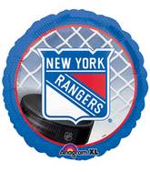 18" New York Rangers NHL Hockey Mylar Balloon