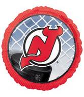 18" NHL Hockey New Jersey Devils Mylar Balloon