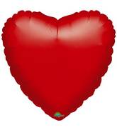 18" Anagram Brand Red Heart Anagram Brand Balloon
