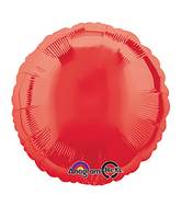 18" Red Circle Anagram Brand Balloon