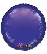 18" Purple Circle Anagram Brand Balloon