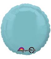 18" Iridescent Pearl Lite Blue Decorator Circle