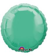 18" Wintergreen Decorator Circle Anagram Brand Balloon