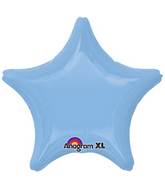 18" Pastel Blue Decorator Star Anagram Brand Balloon