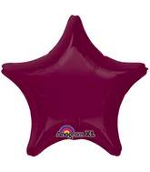 18" Berry Decorator Star Anagram Brand Balloon