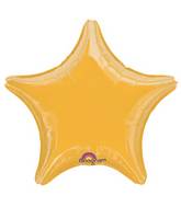 18" Gold Star Anagram Brand Balloon