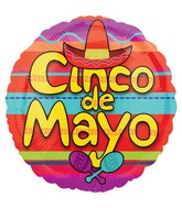 18" Cinco de Mayo Celebration Balloon (Spanish)