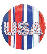 18" USA Stars & Stripes Balloon