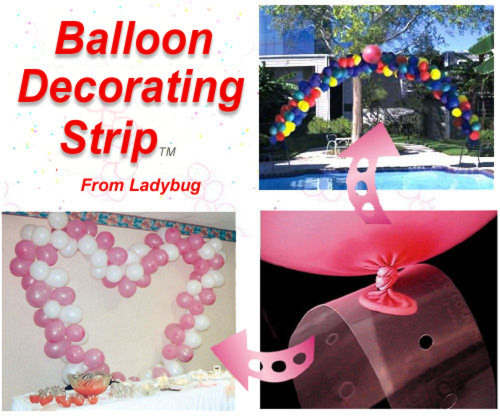 Balloon Decorating Strip Ideas