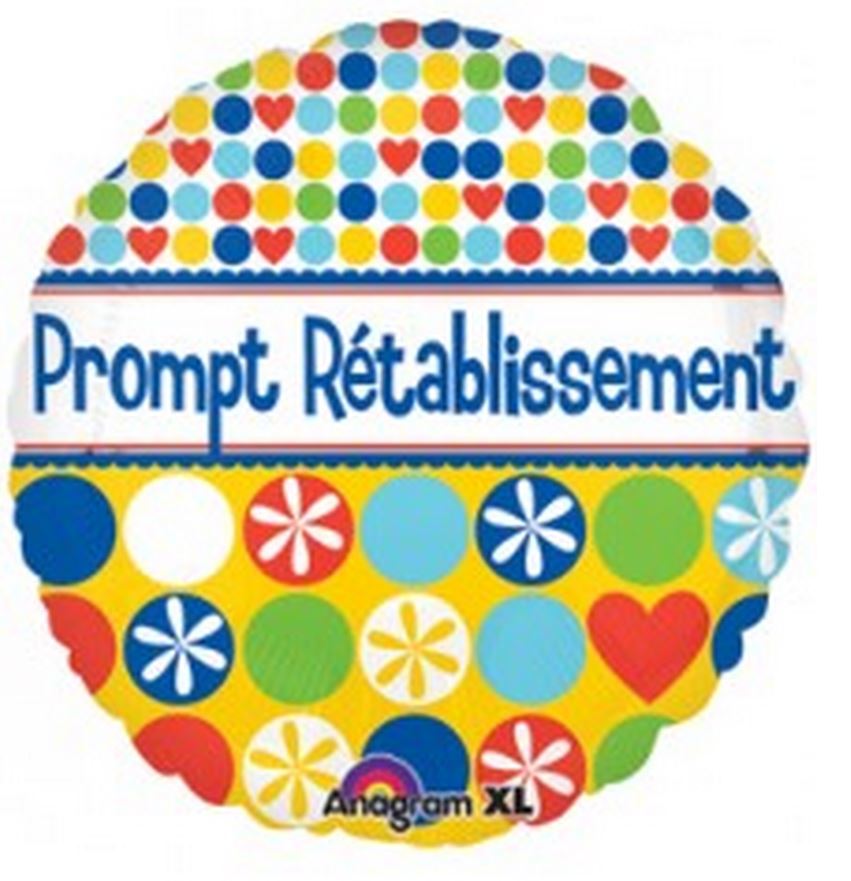 18 Prompt Retablissement Get Well Soon Mylar Balloon Bargain Balloons Mylar Balloons And Foil Balloons