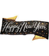 31" Happy New Year Banner Foil Balloon