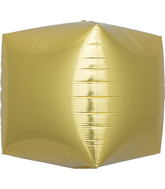 17" Gold Cube Foil Balloon