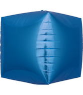 17" Blue Cube Foil Balloon