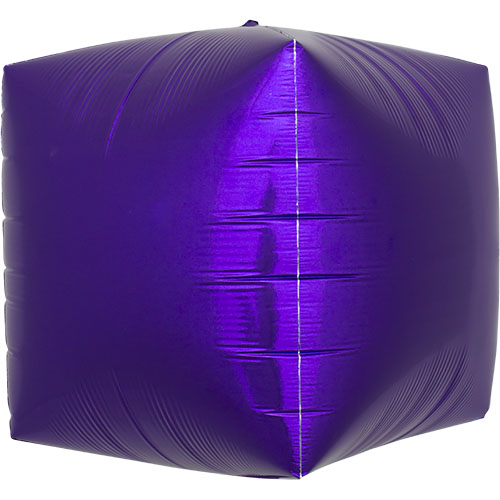 17" Purple Cube Foil Balloon