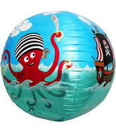 17" Pirate Sphere Foil Balloon