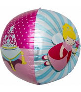 17" Princess Sphere Foil Balloon