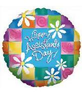18" Happy Assistant Day Daisy Balloon