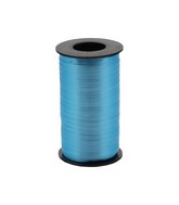 3/16" Poly Balloon Curling Ribbed Ribbon Turquoise