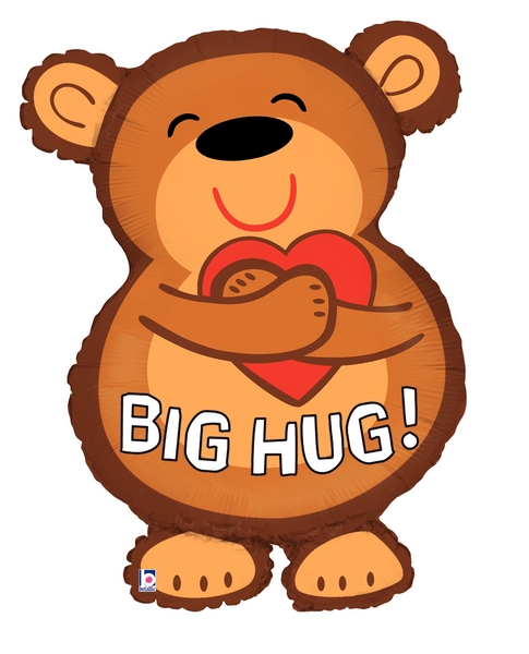 28" Big Hug! Bear SuperShape Balloon