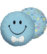 4" Airfill Only Smiley Baby Boy Balloon
