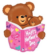 28" Foil Shape Balloon Mother's Day Book