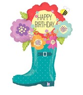 37" Foil Shape Balloon Birthday Rain Boot