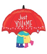 33" Foil Shape Balloon Just You & Me