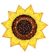 42" Sunflower Super Shape Balloon