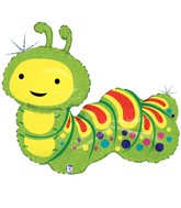 32" Holographic Shape Balloon Caterpillar