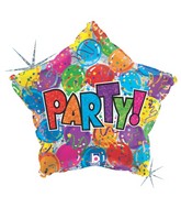 19" Holographic Balloon Party! Star