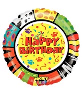 21" Mighty Bright Balloon Mighty Zooloons Birthday