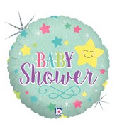 18" Holographic Balloon Baby Star Shower Balloon