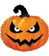 22" Grumpy Pumpkin Balloon