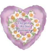18" Praying for Recovery Balloon