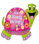 31" Have A Speedy Recovery Turtle Balloon