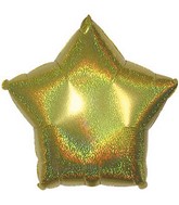 9" Airfill Gold Dazzleloon Star M143